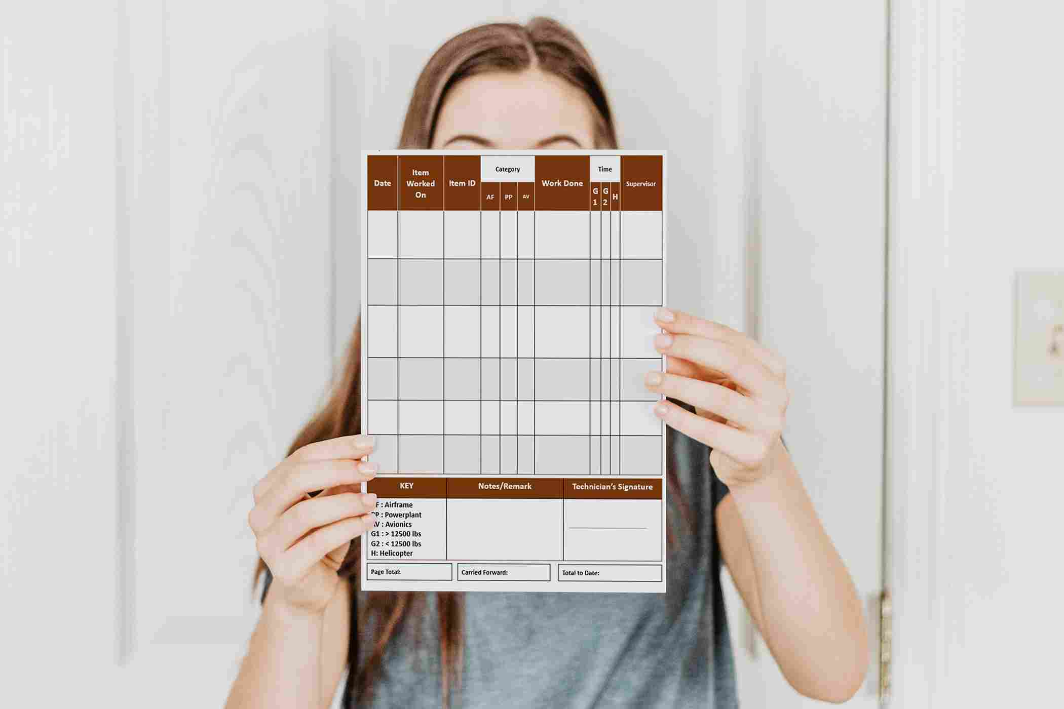 Aircraft Maintenance Technician Log Book PDF and PowerPoint